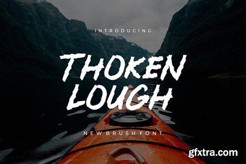 Thoken Lough - Brush Font 33ZLVYG