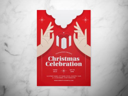 Adobe Stock - Christmas Event Flyer Layout - 305994044