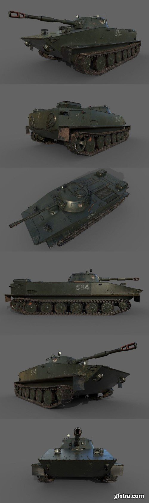 Soviet Tank PT-76