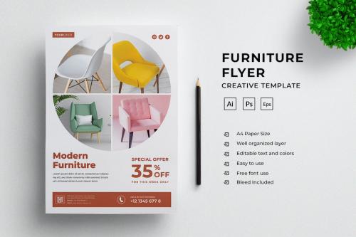 Furniture Flyer Template FG4JE67