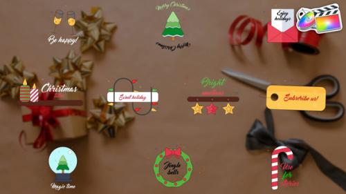 Videohive - Christmas Titles | FCPX - 49384303