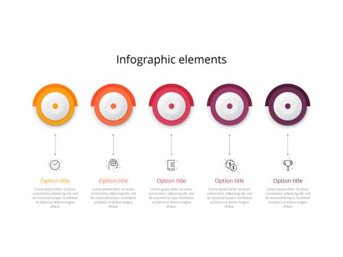 Adobe Stock - 5 Step Infographic Layout with Circular Elements - 310005754