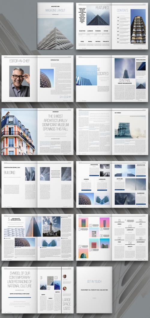 Adobe Stock - Architecture Magazine Layout - 310501073