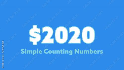 Adobe Stock - Simple Counting Numbers - 310706485