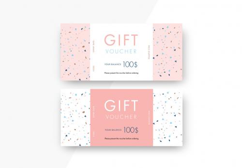 Adobe Stock - Abstract Gift Voucher Layout - 310893904