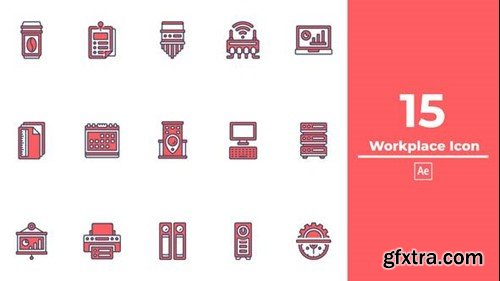 Videohive Workplace Icon After Effects 49510619