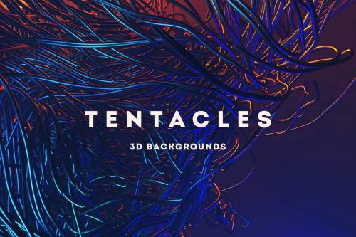 Tentacles - 15 Futuristic 3D Backgrounds