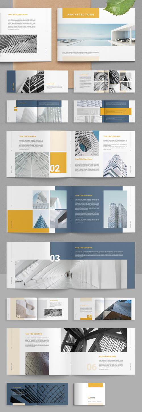 Adobe Stock - Architecture Layout with Yellow Accents - 313866158