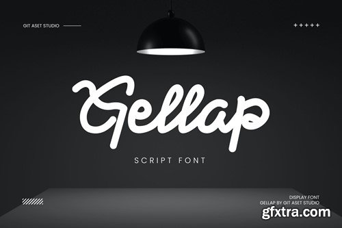 Gellap Scrip Font F8GM8R7