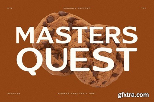 Masters Quest Modern Sans Serif Font SF67SQC