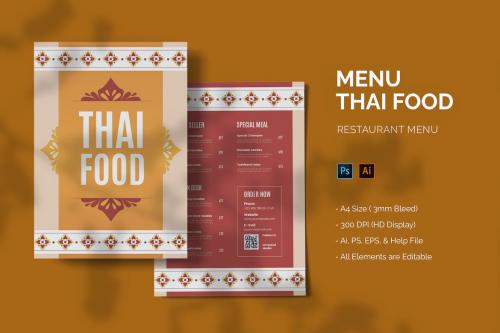 Thai Food - Restaurant Menu