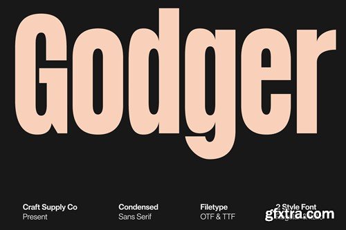 Godger – Condensed Sans Serif 5QX45ZQ