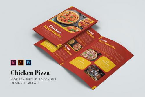 Chicken Pizza Bifold Brochure