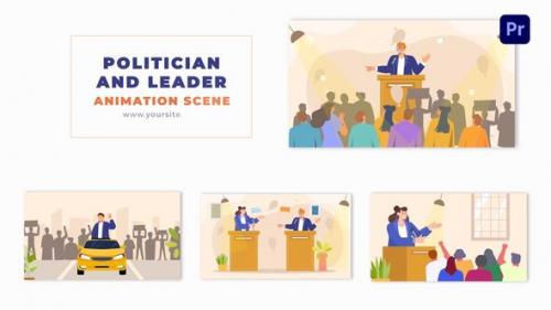 Videohive - Political Leaders Flat Vector Character Art Animation Scene - 49481418