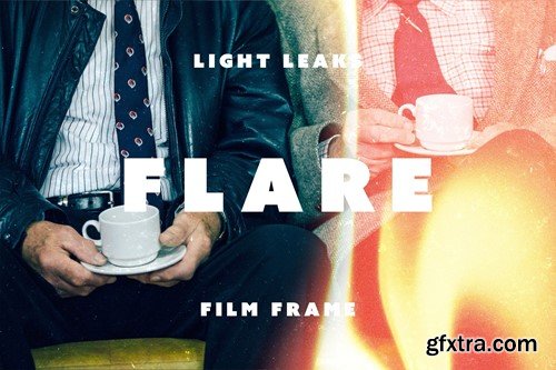 Light Leak Flare Film Frame YXUC9FP