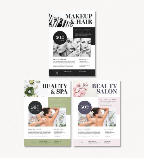 Adobe Stock - Beauty and Spa Flyer Layout - 315707358