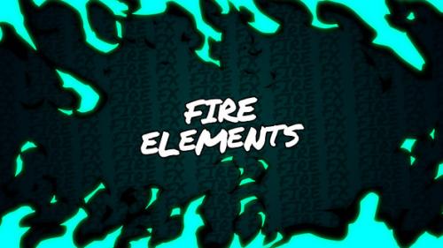 Videohive - Fire Elements // MOGRT - 45901074