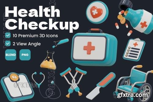 Health Checkup 3D Icon D6L5B3N