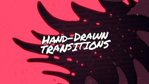 Videohive - Hand-Drawn Transitions // MOGRT - 45919814