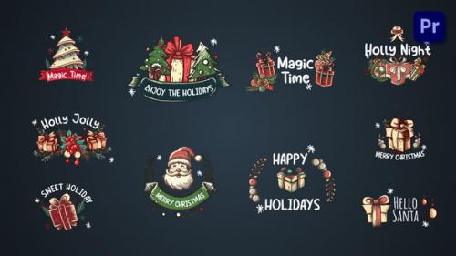 Videohive - New Year Christmas titles [Premiere Pro] - 49398584