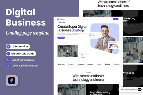 Gloryz - Business Digital Landing Page