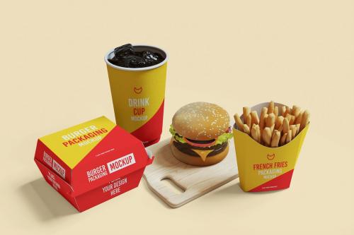 Burger Packaging Mockups
