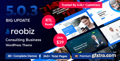 Themeforest - Reobiz - Consulting Business WordPress Theme 26702860 v5.0.3 - Nulled
