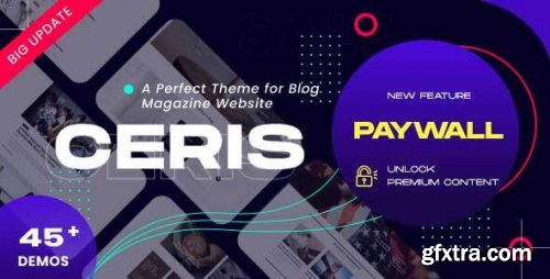 Themeforest - Ceris - The Ultimate WordPress Newspaper and Magazine Theme 26452254 v4.6.1 - Nulled