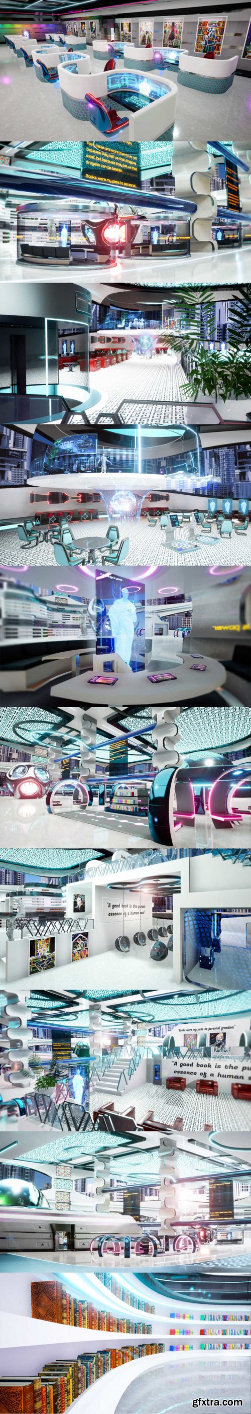 Unreal Engine - Library Modular Futuristic Sci-Fi 4.2x, 5.0
