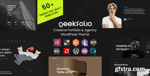 Themeforest - Geekfolio - Elementor Creative Portfolio & Agency WordPress Theme 47389511 v1.0.7 - Nulled