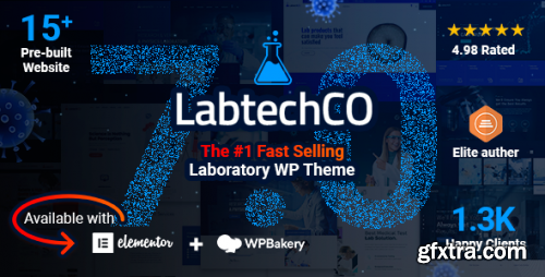 Themeforest - LabtechCO | Laboratory & Science Research WordPress Theme 22529255 v7.1 - Nulled