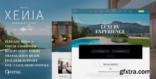 Themeforest - Hotel Xenia - Resort & Booking WordPress Theme 19235165 v2.7.6 - Nulled