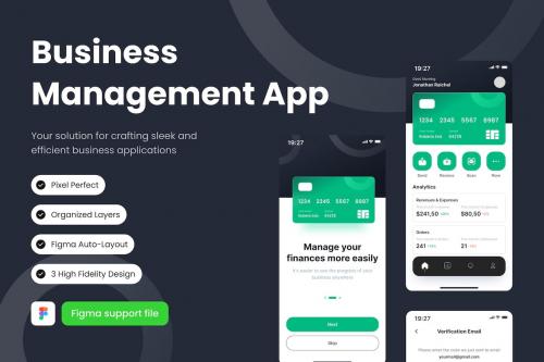 Business Management Mobile App Template