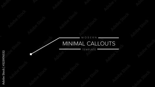 Adobe Stock - Modern Minimal Callouts - 323976532
