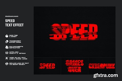 Speed Text Effect P64ZN8B