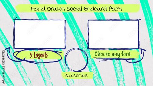 Adobe Stock - Hand Drawn Endcard - 323991732