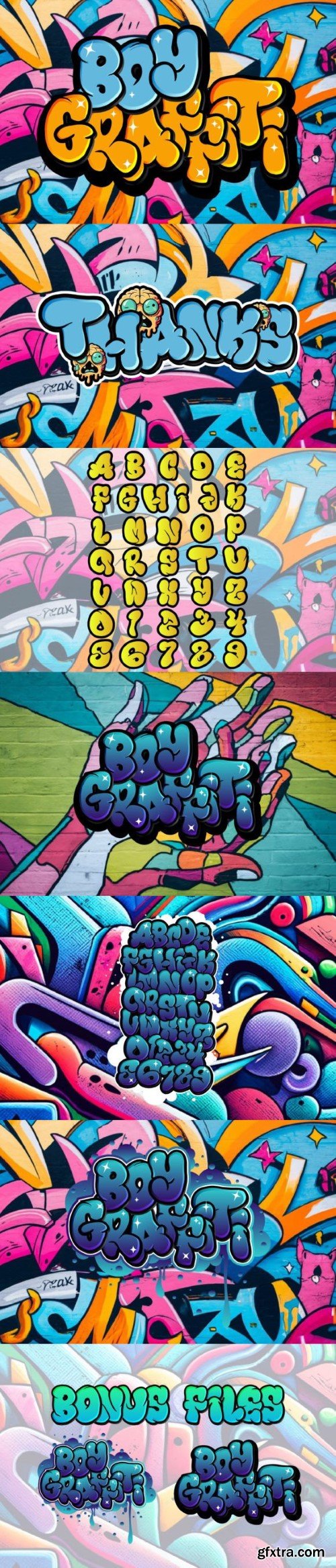 Boy Graffiti Font
