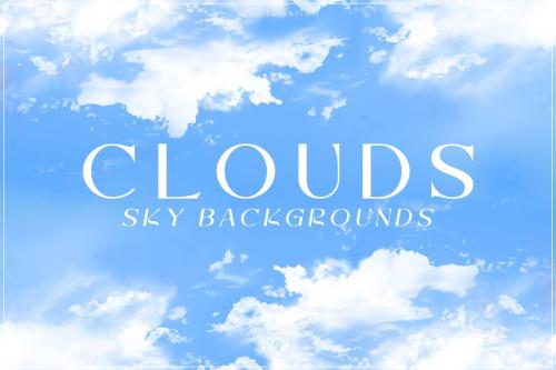 Clouds - Cloudy Sky Backgrounds Set