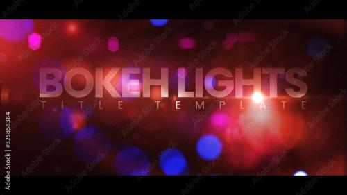 Adobe Stock - Bokeh Lights Title - 325858384