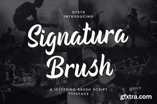 Signatura Brush - Lettering Brush Script Typeface RKNU765