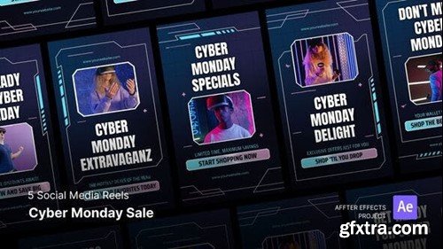 Videohive Social Media Reels - Cyber Monday Sale After Effects Template 49326089