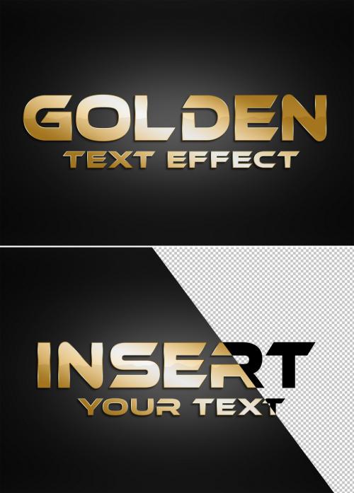 Adobe Stock - Gold Style Text Effect Mockup - 327061836
