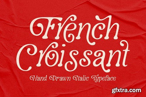 French Croissant - Hand Drawn Display Fonts 2C95MB5