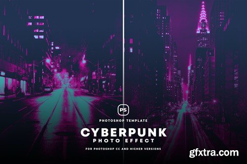 Cyberpunk Photo Effect 5Q5Z9JE