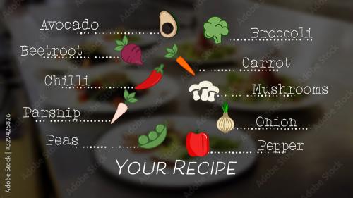 Adobe Stock - Cooking Ingredients Overlay - 329425826