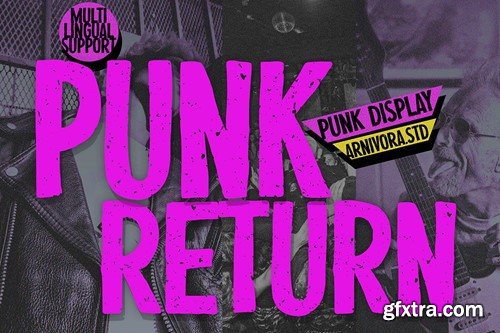 Punk Return - Display Font L2ZXPJE