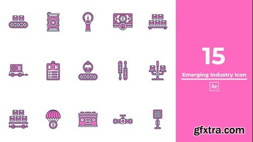 Videohive Emerging Industry Icon After Effects 49597081