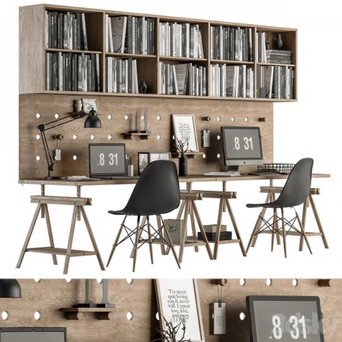 Office Furniture - employee Set 27