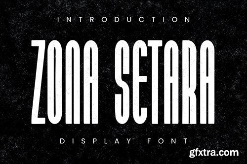 ZONA SETARA - Display Font JS454PH
