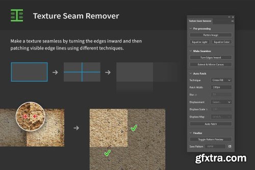 Texture Seam Remover for Photoshop